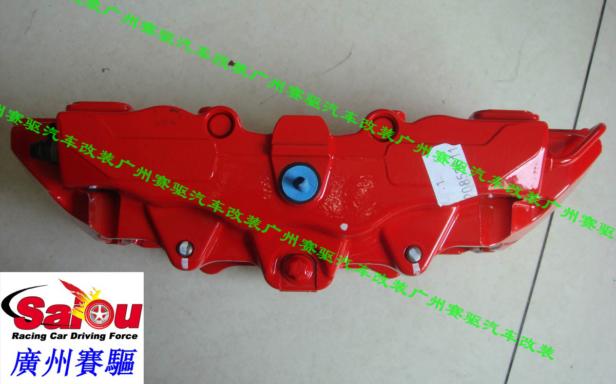 意大利BREMBO 紅色8活塞競技版卡鉗 BREMBO GT版8活塞鮑魚 大大提升剎車性能