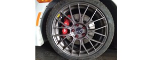 十代思域制動(dòng)升級AP9200剎車，四活塞卡鉗效果