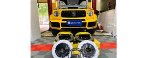 奔馳G500升級Brembo R6剎車，后輪加大盤